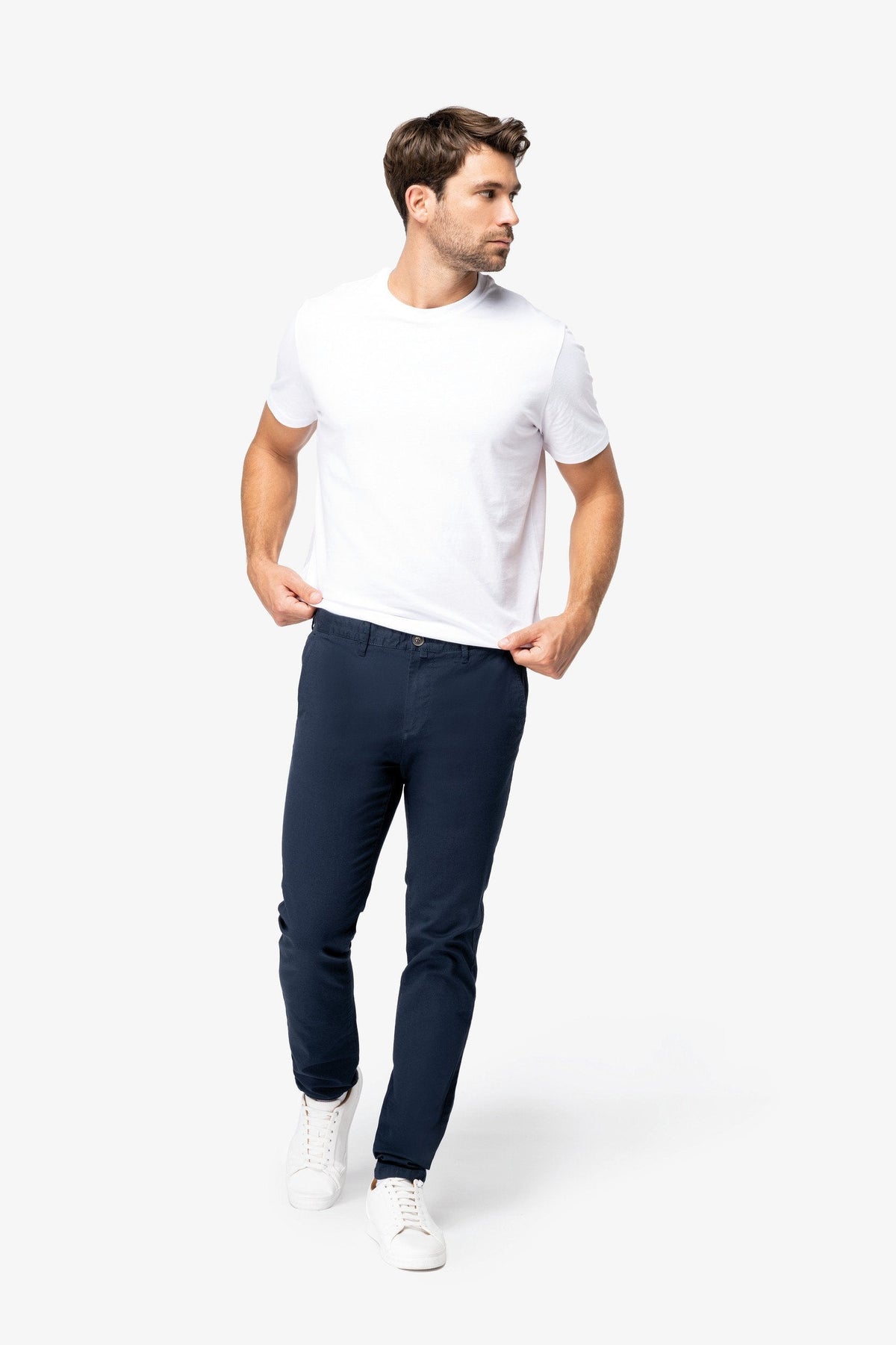 Organic Cotton Chino Trousers – Men's - Bascora