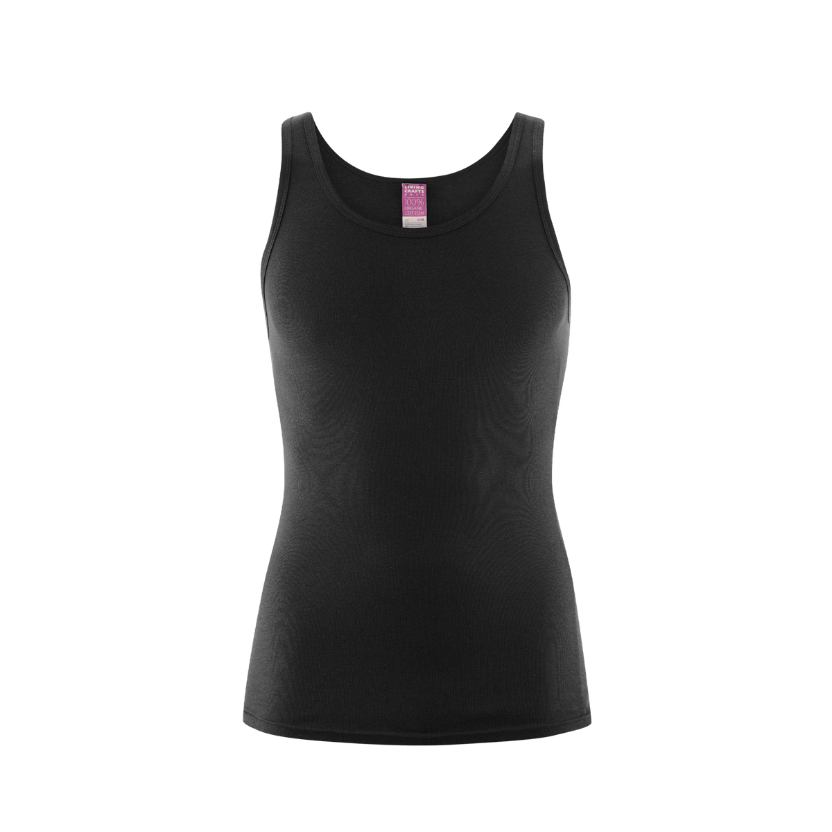 Organic Cotton Ribbed Vest — Mens - Bascora