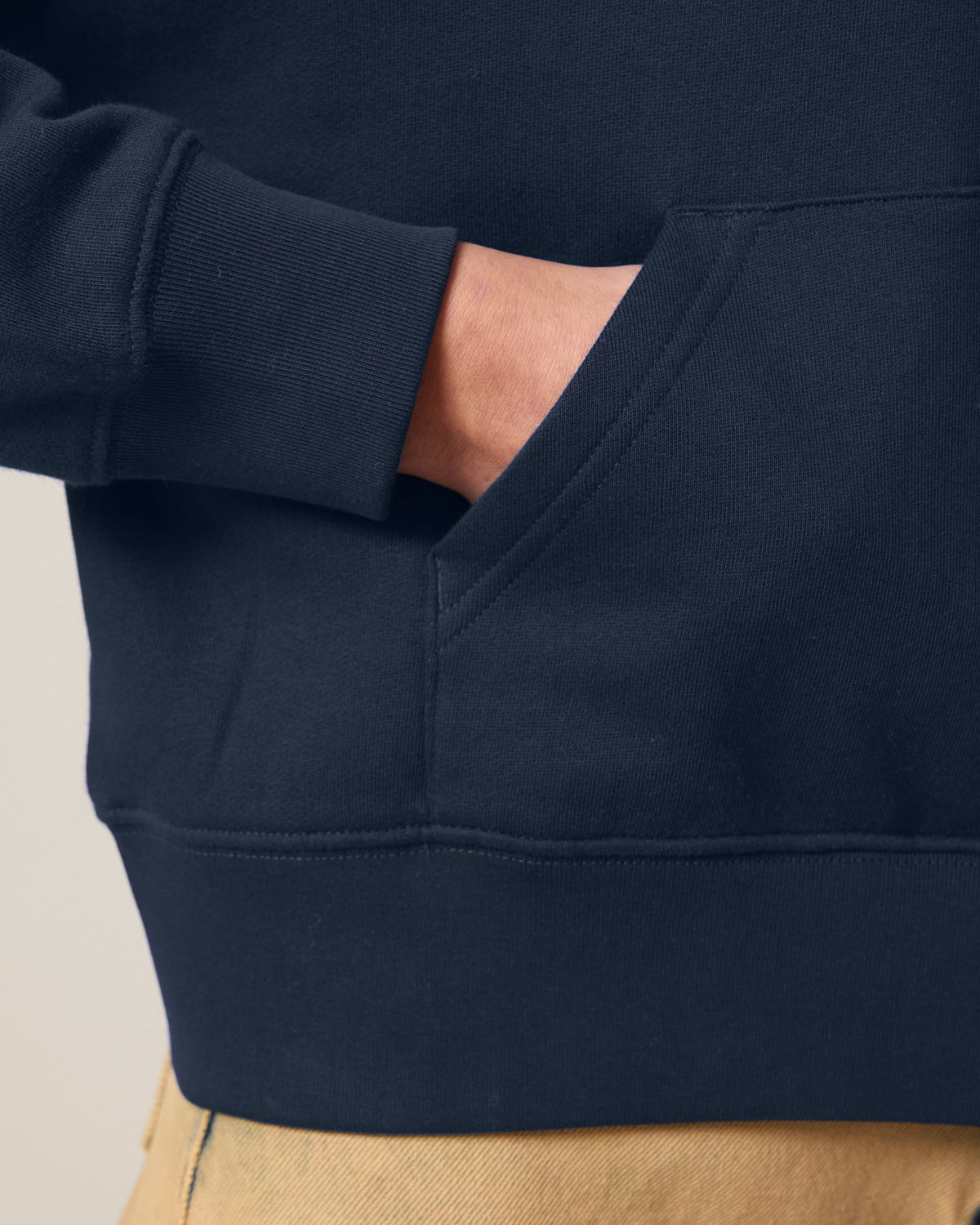 Organic Dropped Shoulder Zipped Hoodie - Womens - Bascora