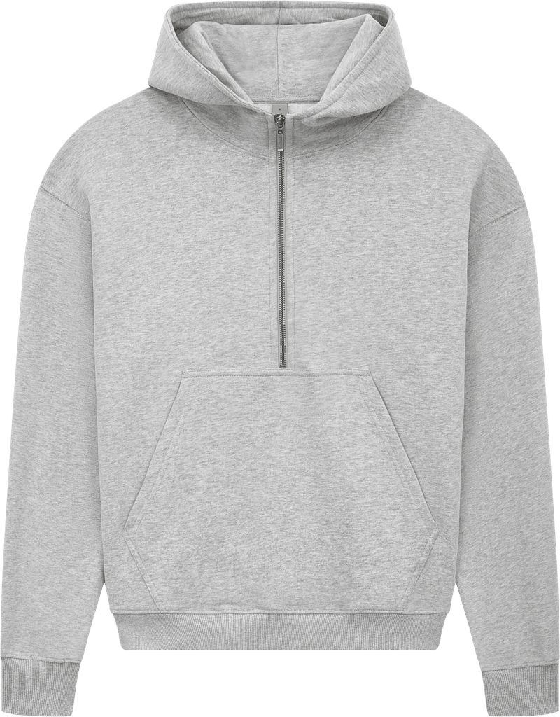 Organic Half Zip Hoodie – Womens - Bascora