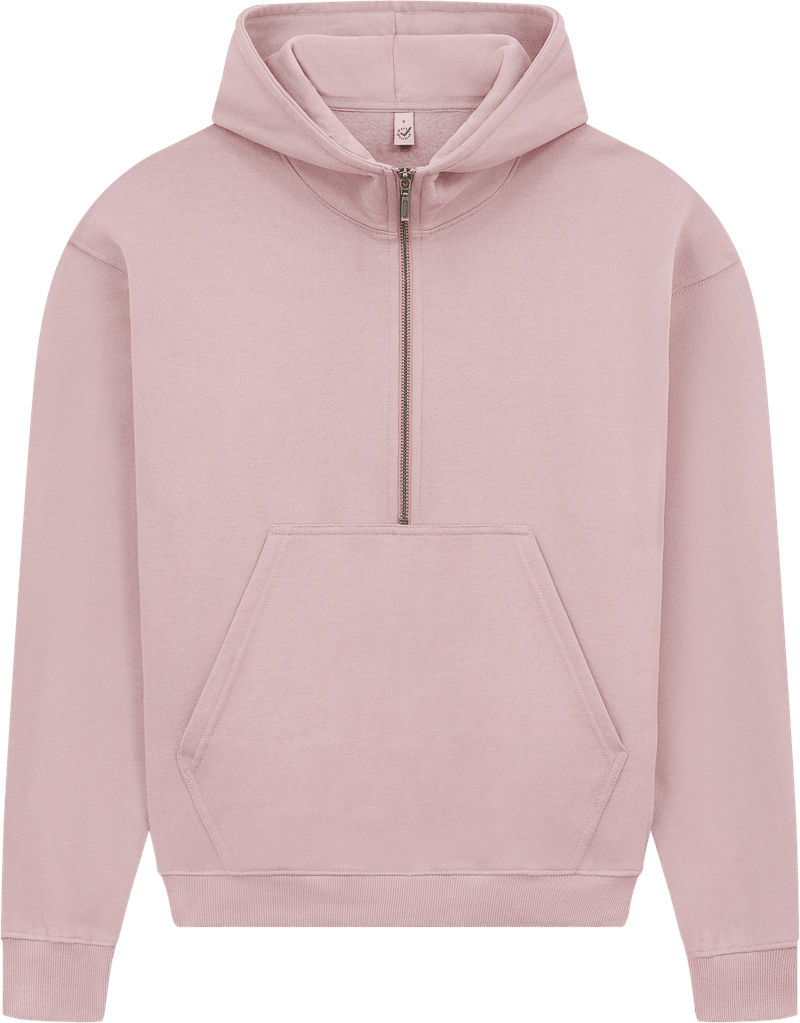 Organic Half Zip Hoodie – Womens - Bascora
