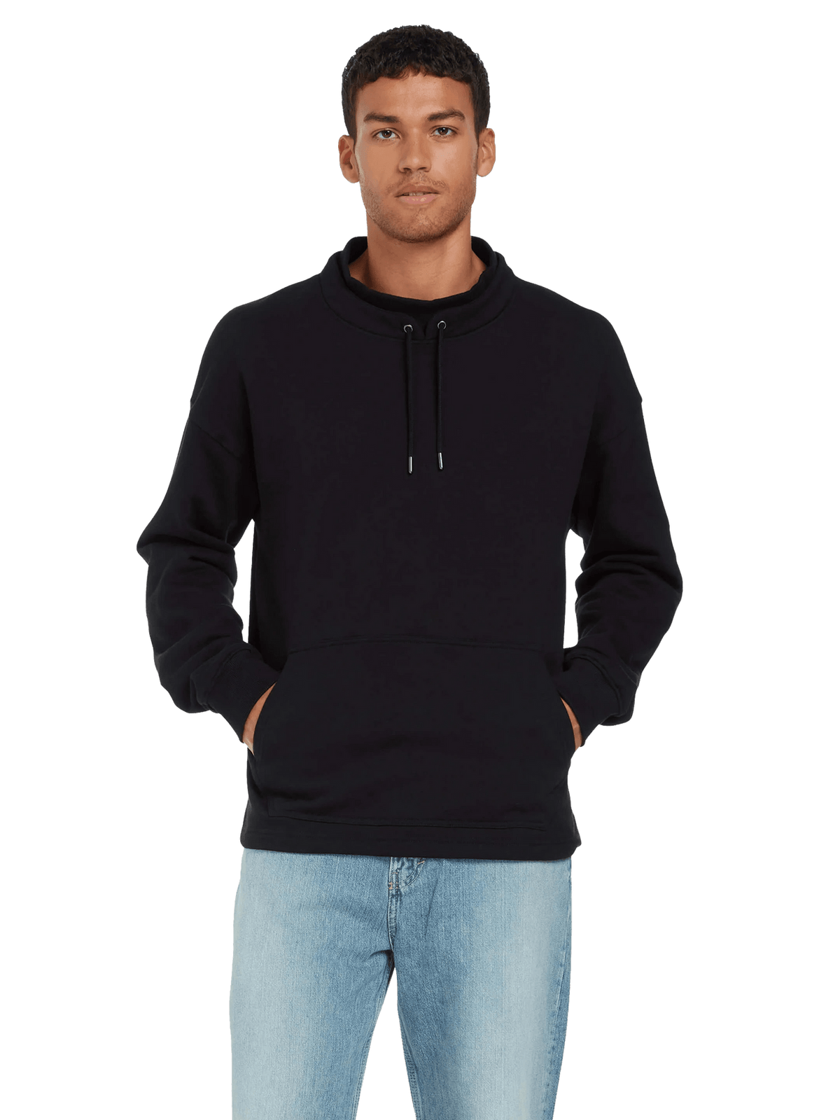 Organic Mock Neck Sweatshirt — Unisex - Bascora