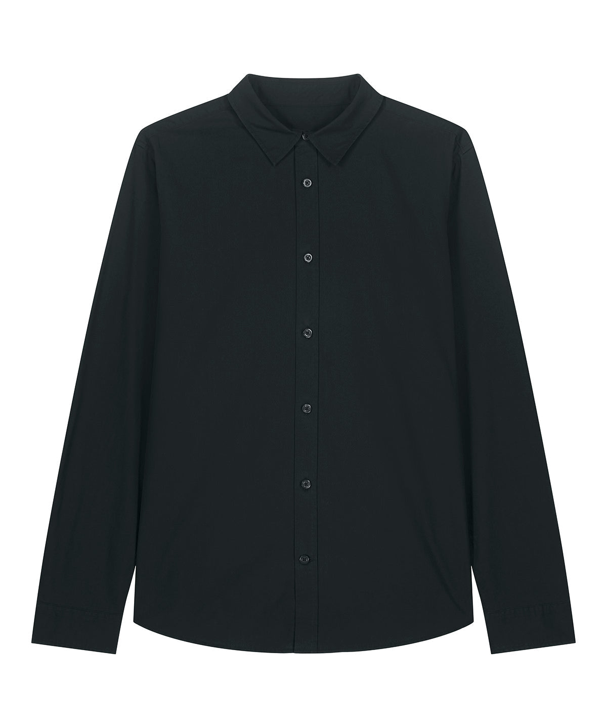 Organic Poplin Long Sleeve Shirt - Womens - Bascora