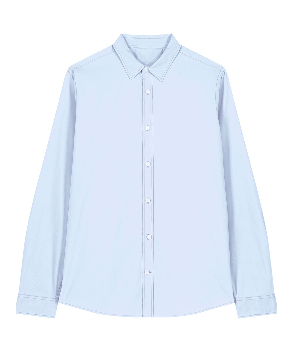 Organic Poplin Long Sleeve Shirt - Womens - Bascora
