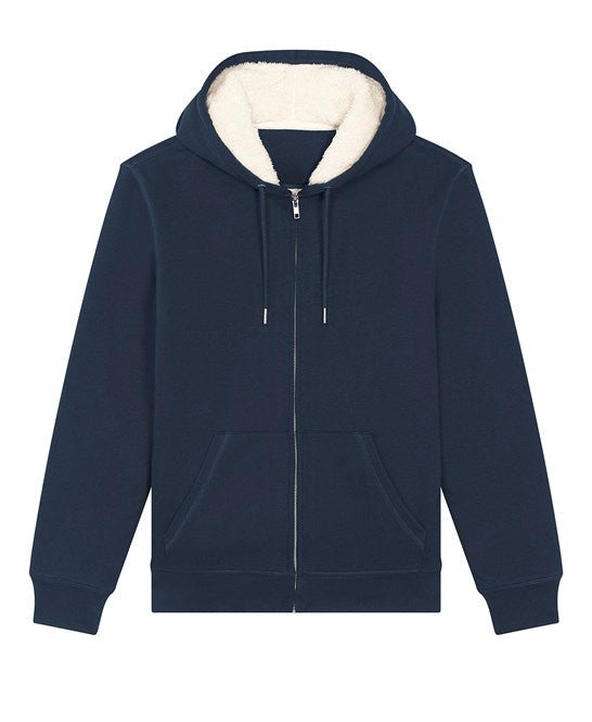 Organic Sherpa Zipped Hooded Sweatshirt – Unisex - Bascora