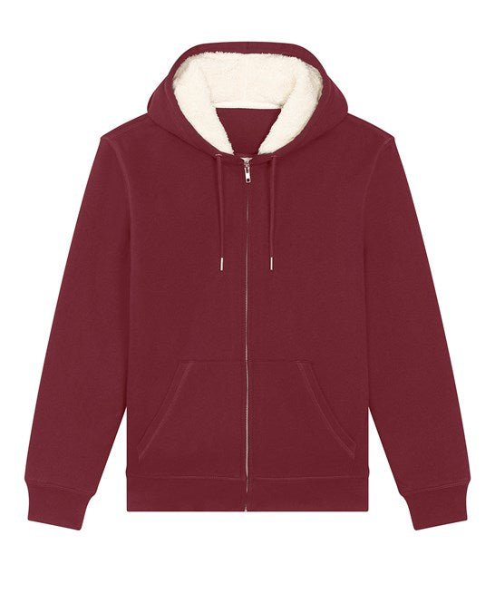 Organic Sherpa Zipped Hooded Sweatshirt – Unisex - Bascora