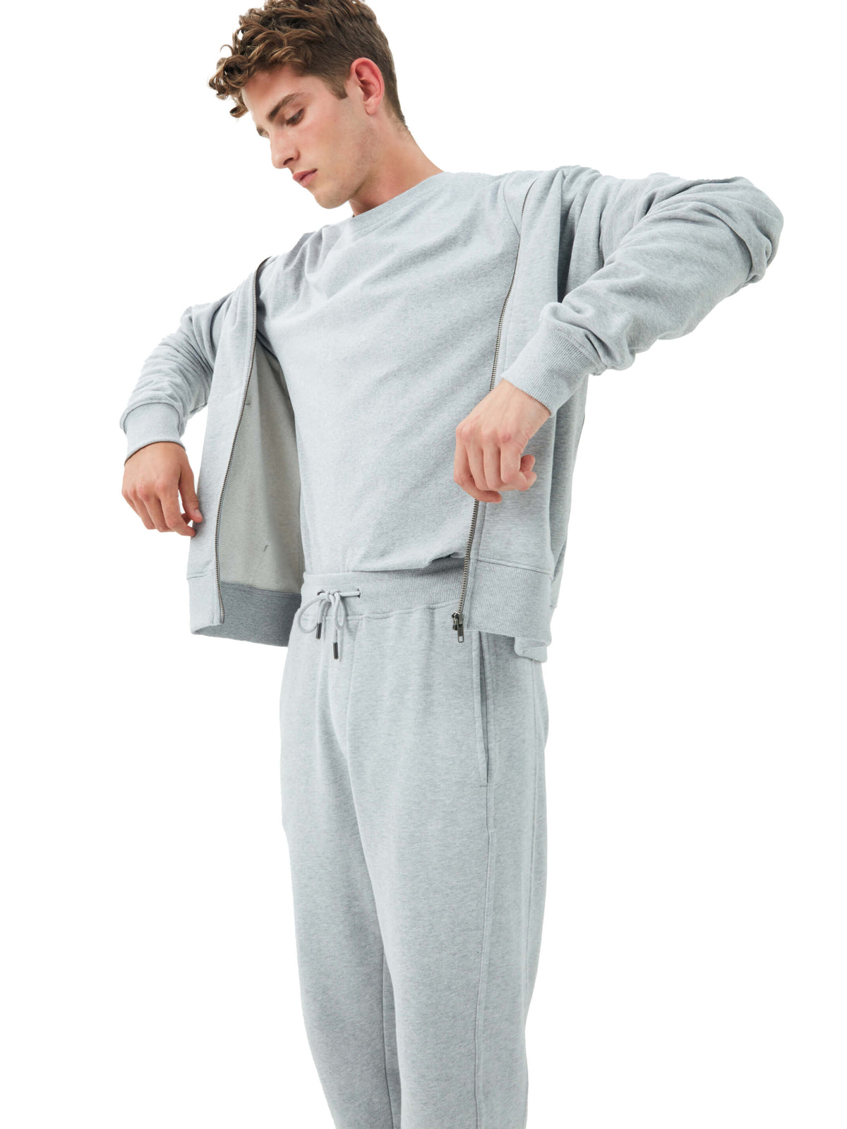 Organic Sueded Sweatpants — Unisex - Bascora