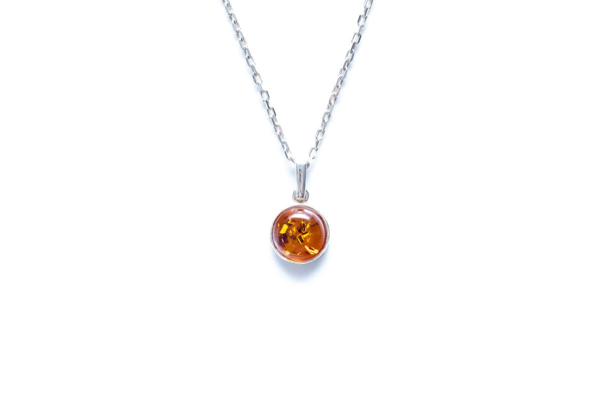 Baltic Beauty Essentials Mini Amber Pendant in Amber
