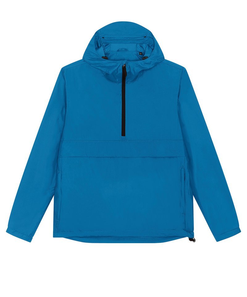 Recycled Polyester Zip Neck Anorak | Bascora