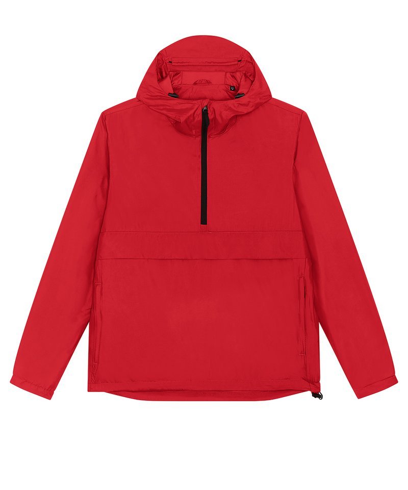 Recycled Polyester Zip Neck Anorak | Bascora
