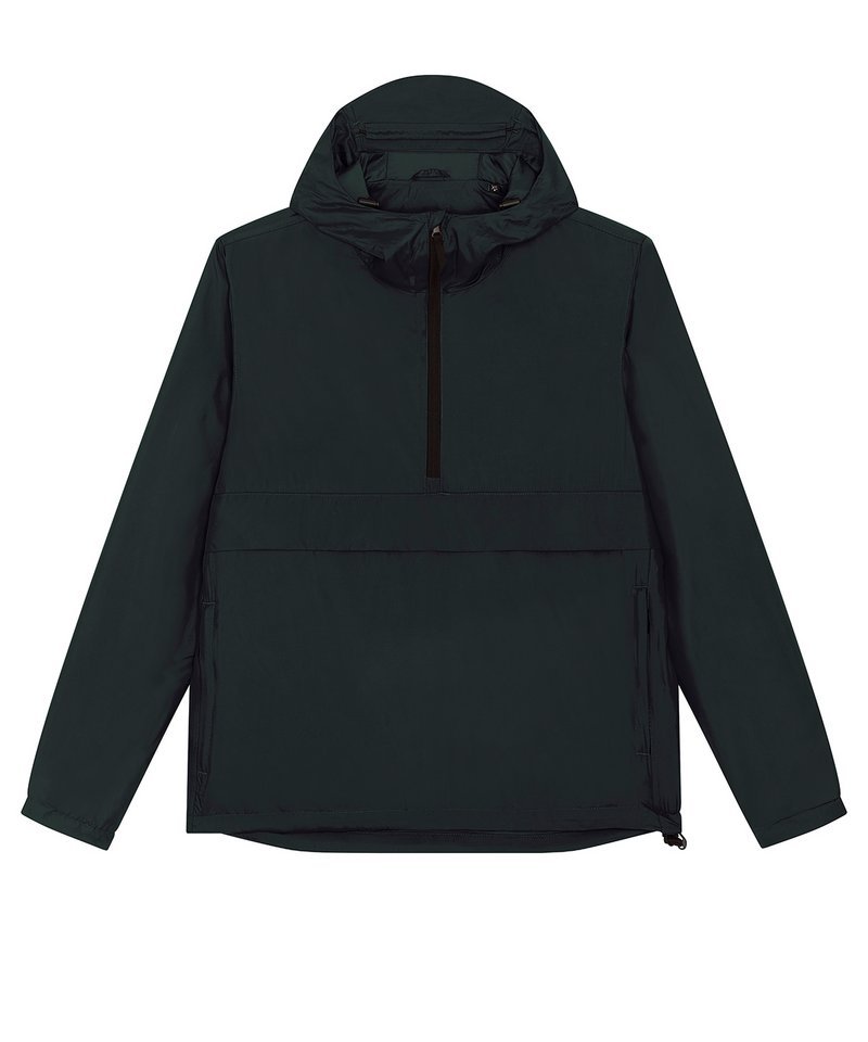 Recycled Polyester Zip Neck Anorak | Bascora