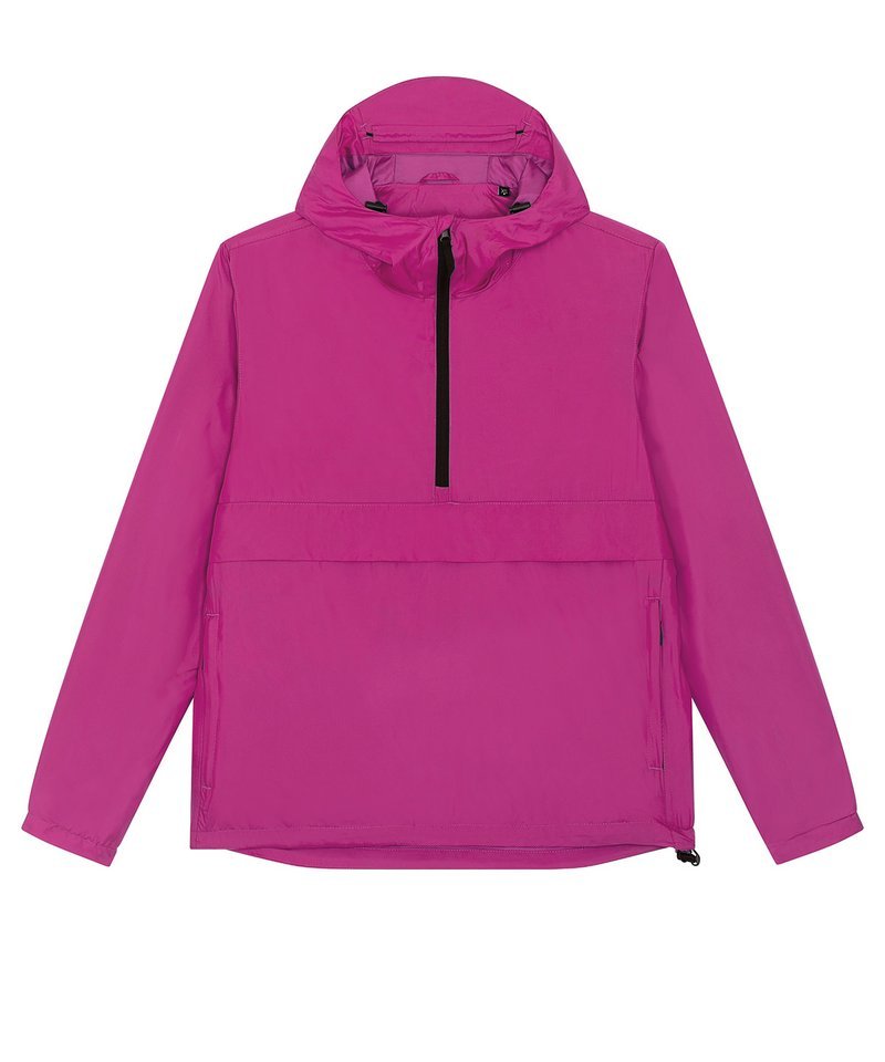 Recycled Polyester Zip Neck Anorak | Bascora