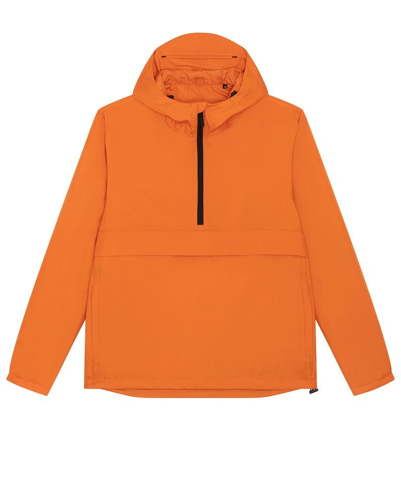 Recycled Polyester Zip Neck Anorak | Bascora