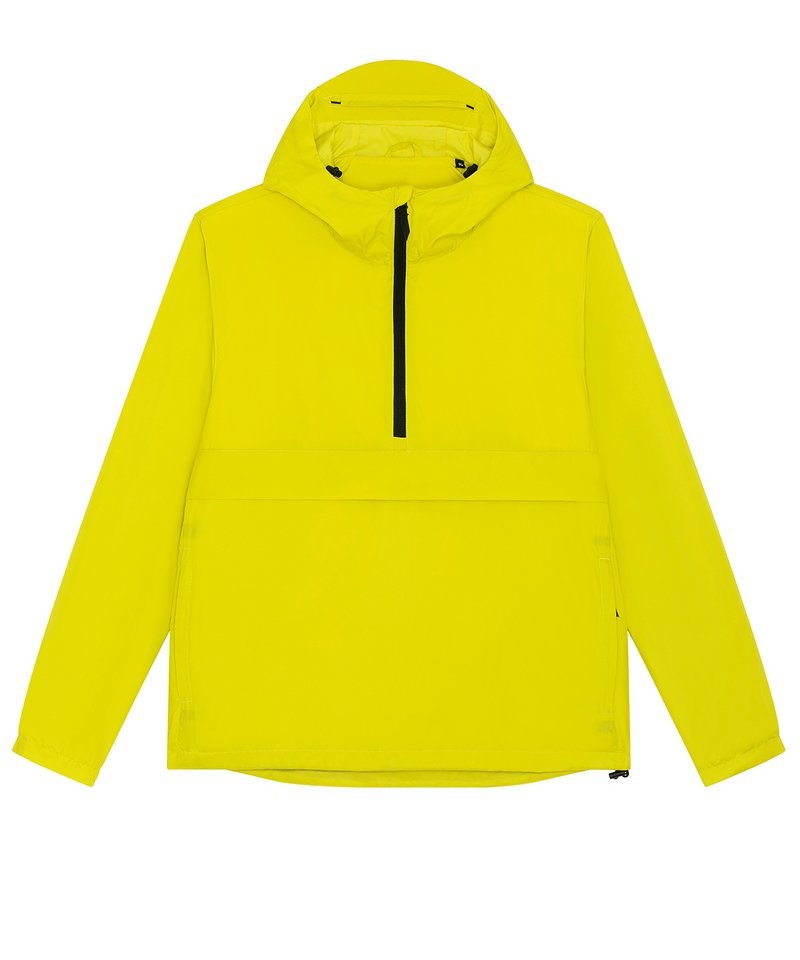 Recycled Polyester Zip Neck Anorak | Bascora
