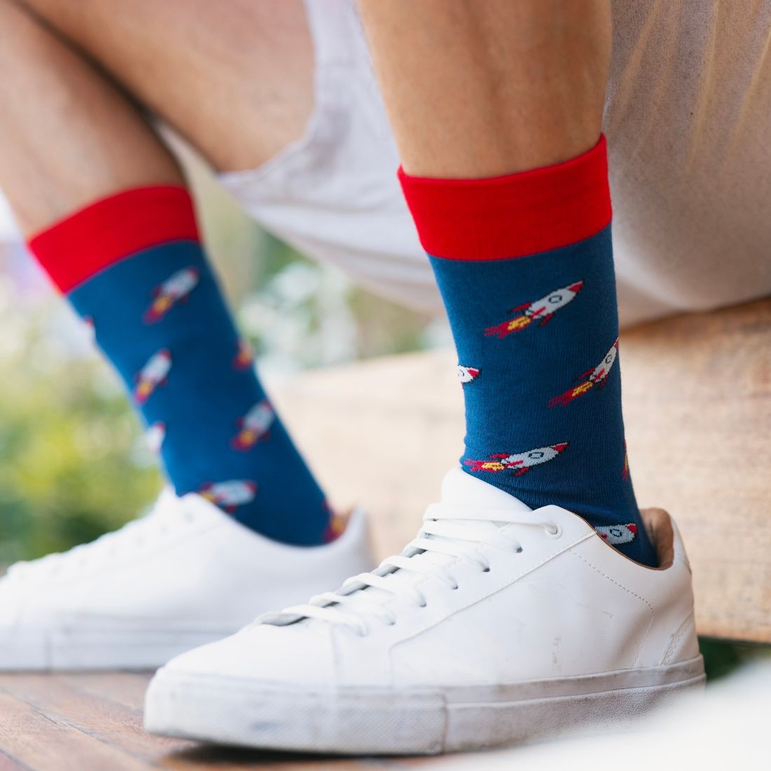 Rocket Matching Bamboo Socks – Adult & Child - Bascora