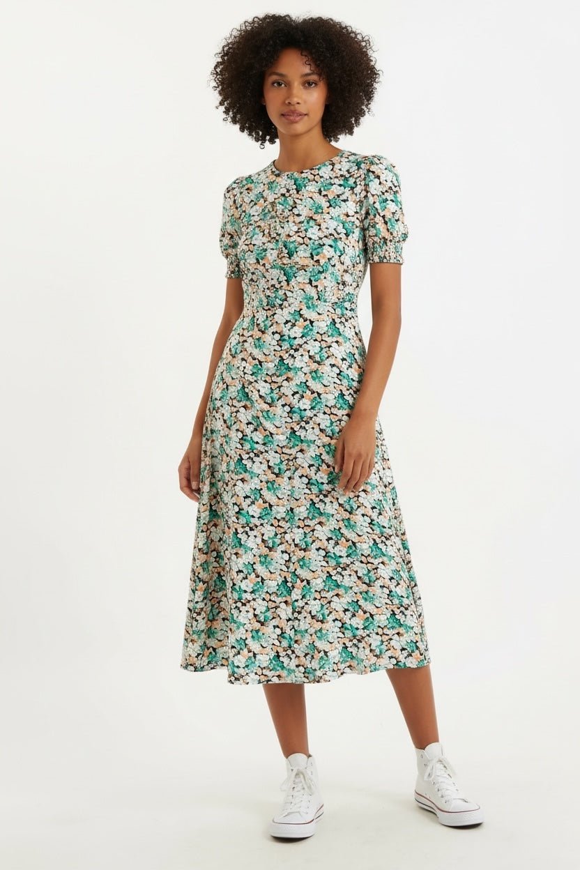 Romola Liseron Laced Back Midi Dress | Louche