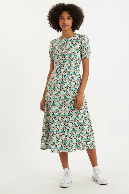 Romola Liseron Laced Back Midi Dress | Louche