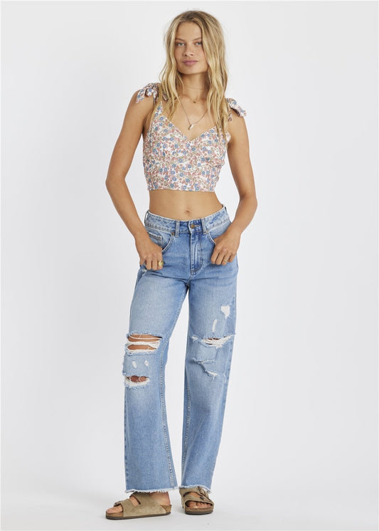 Sisstr Sundaze Woven Tank - Bascora
