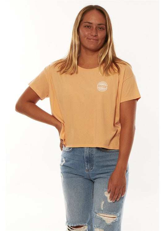 Sisstrevolution Raised By Waves Knit Crop Tee - Bascora