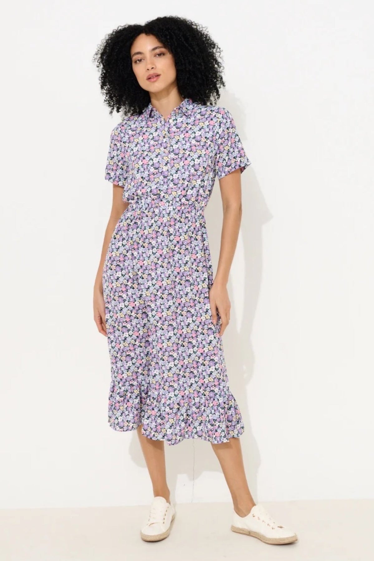 Stanley Multi Pansy Dress - Bascora