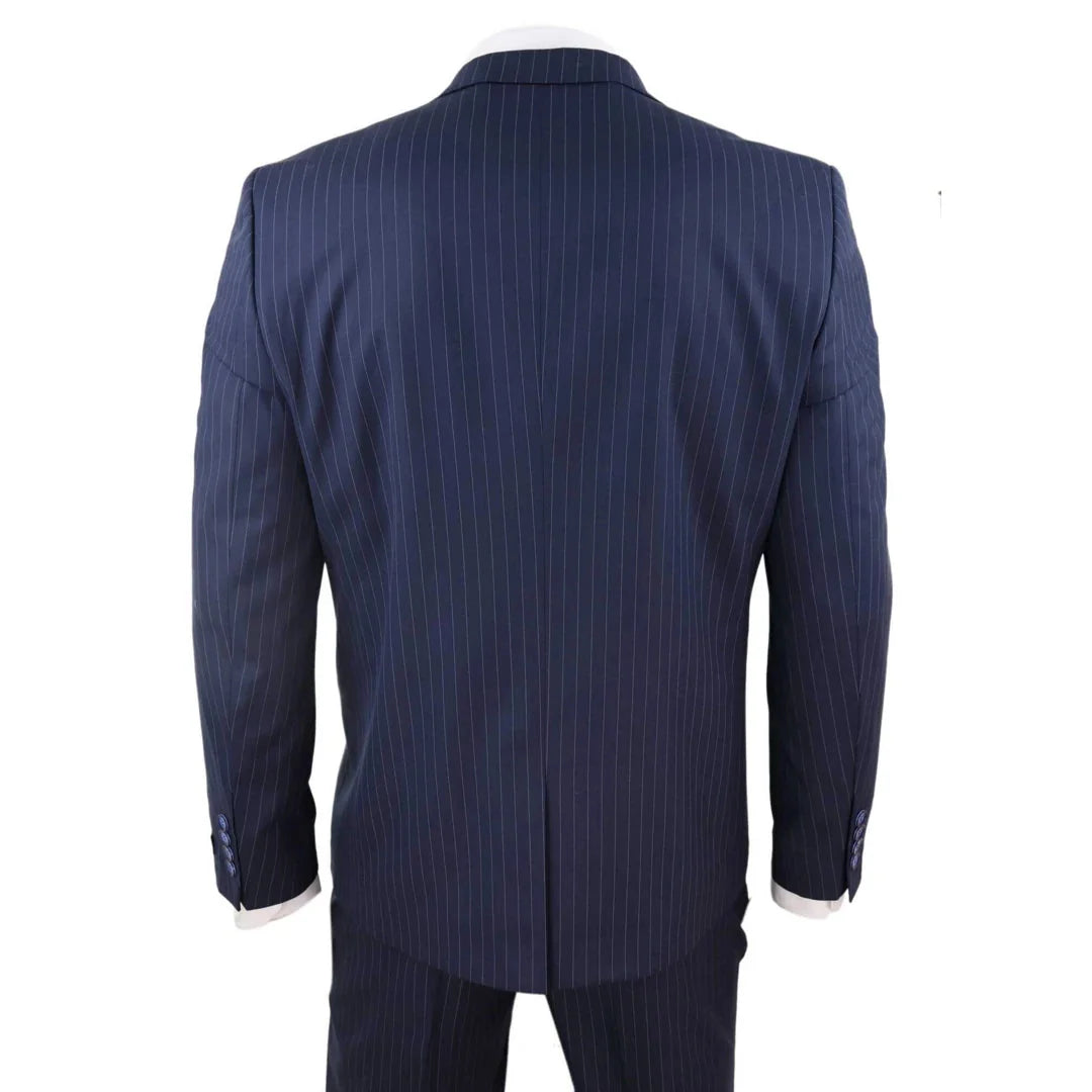 Men's 3 Piece Gatsby 1920s Gangster Pinstripe Suit