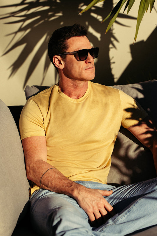 The Actor T-Shirt – Sand - Bascora