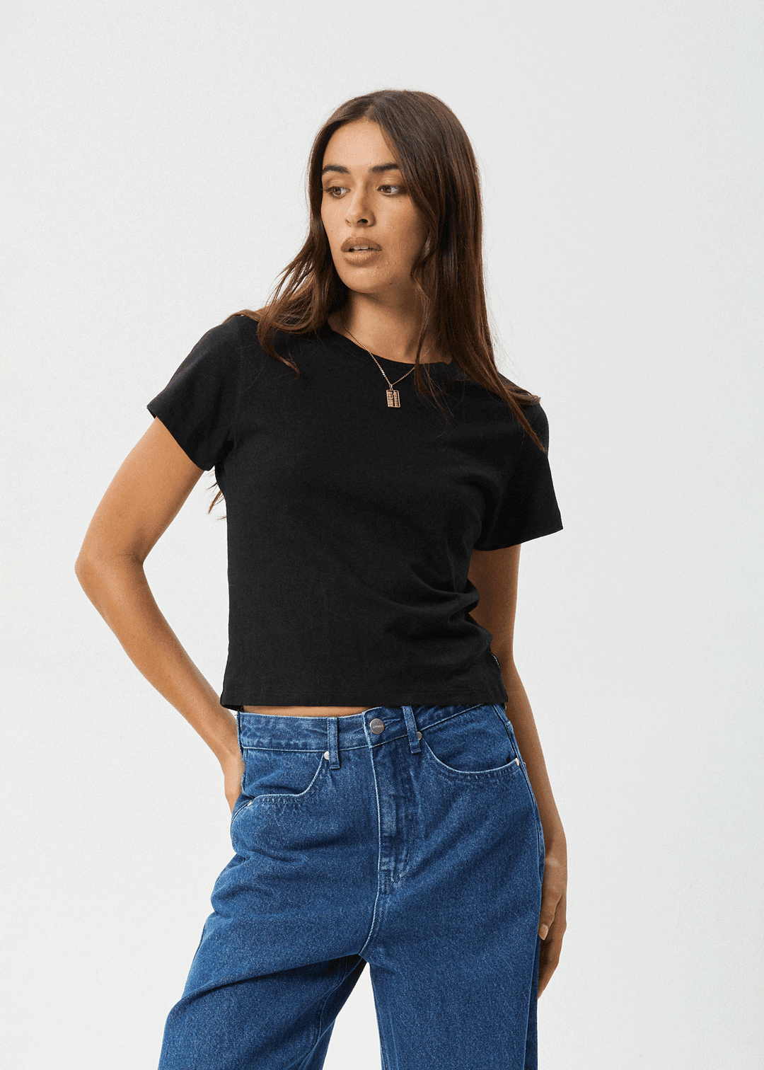 Afends Carmen Baby Tee – Women's Sustainable Crop T-Shirt