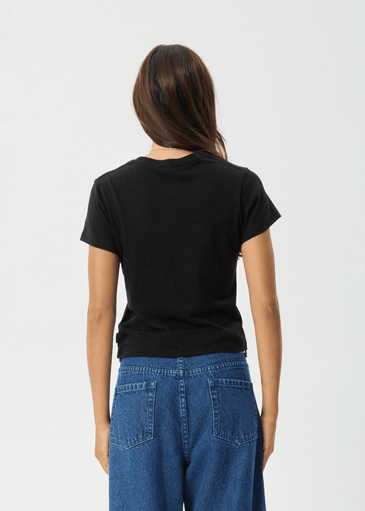 Afends Carmen Baby Tee – Women's Sustainable Crop T-Shirt