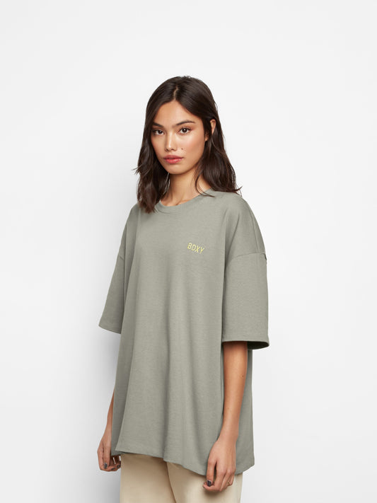 The Block T-shirt | Pebble - Bascora