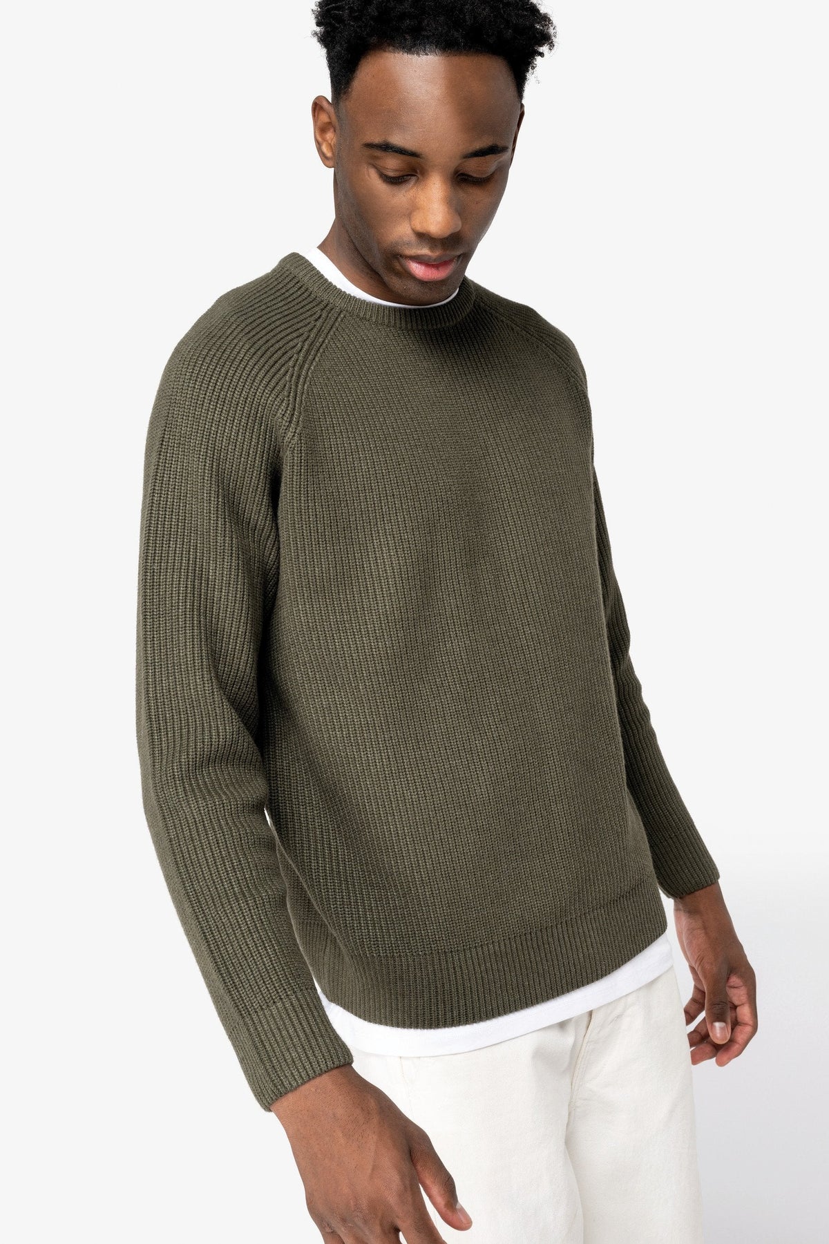 The Chunky Knit Sweatshirt – Organic & Recycled - Bascora