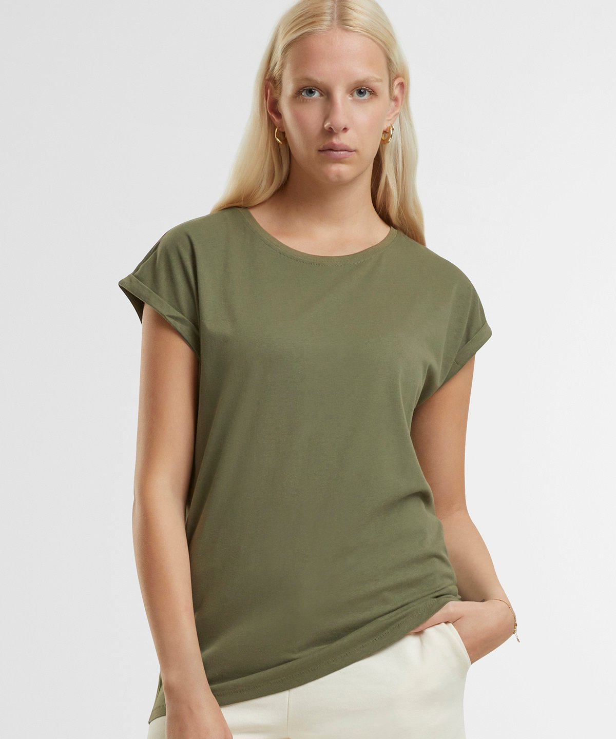 The Extended Shoulder Tee – Women's Organic Cotton - Bascora