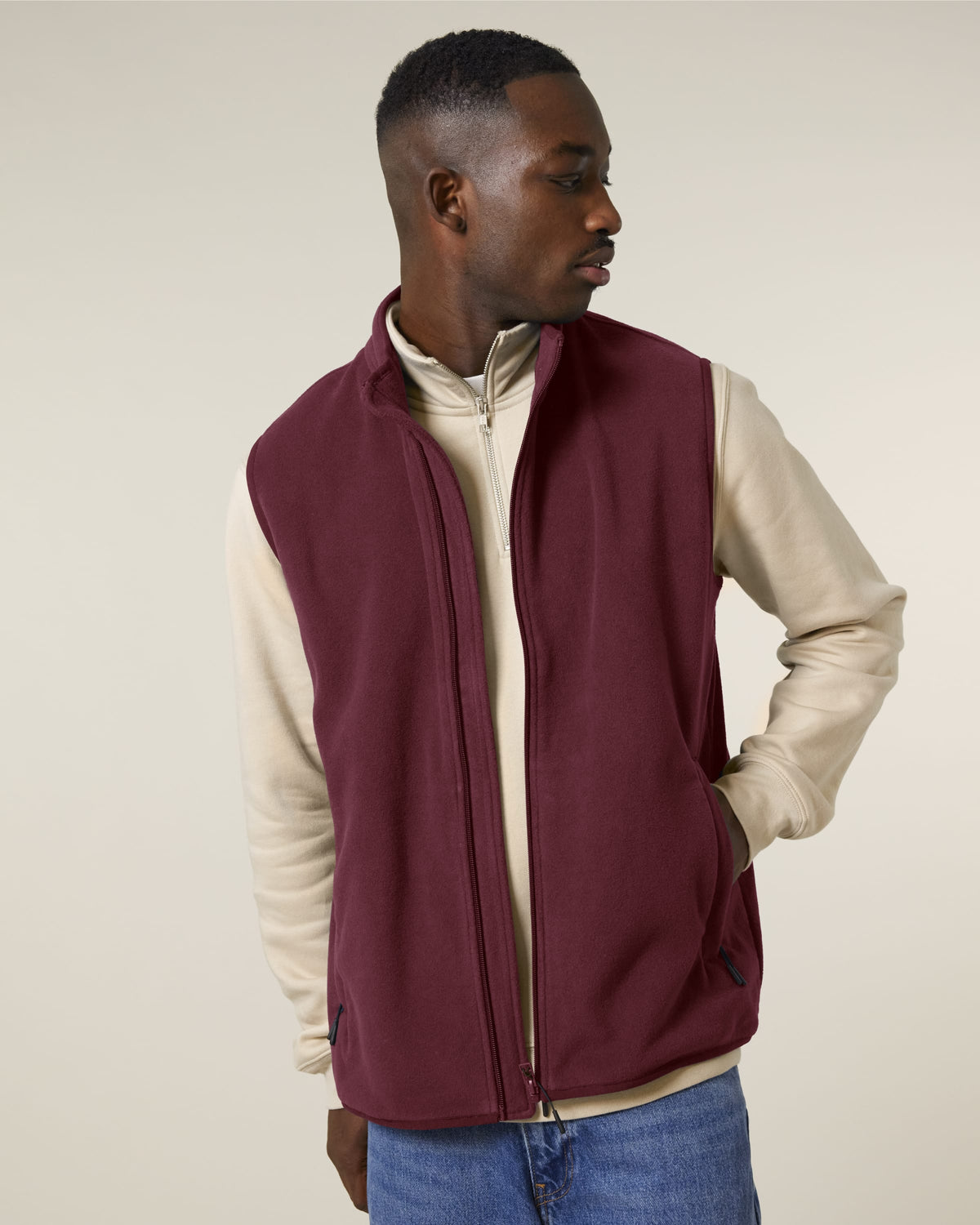 The Fleece Bodywarmer – Men's Recycled Polyester - Bascora