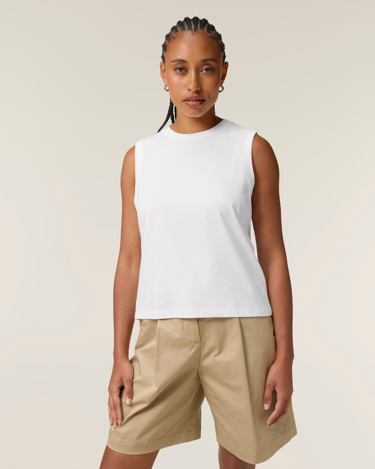 The High Neck Tank – Women's Organic Cotton - Bascora