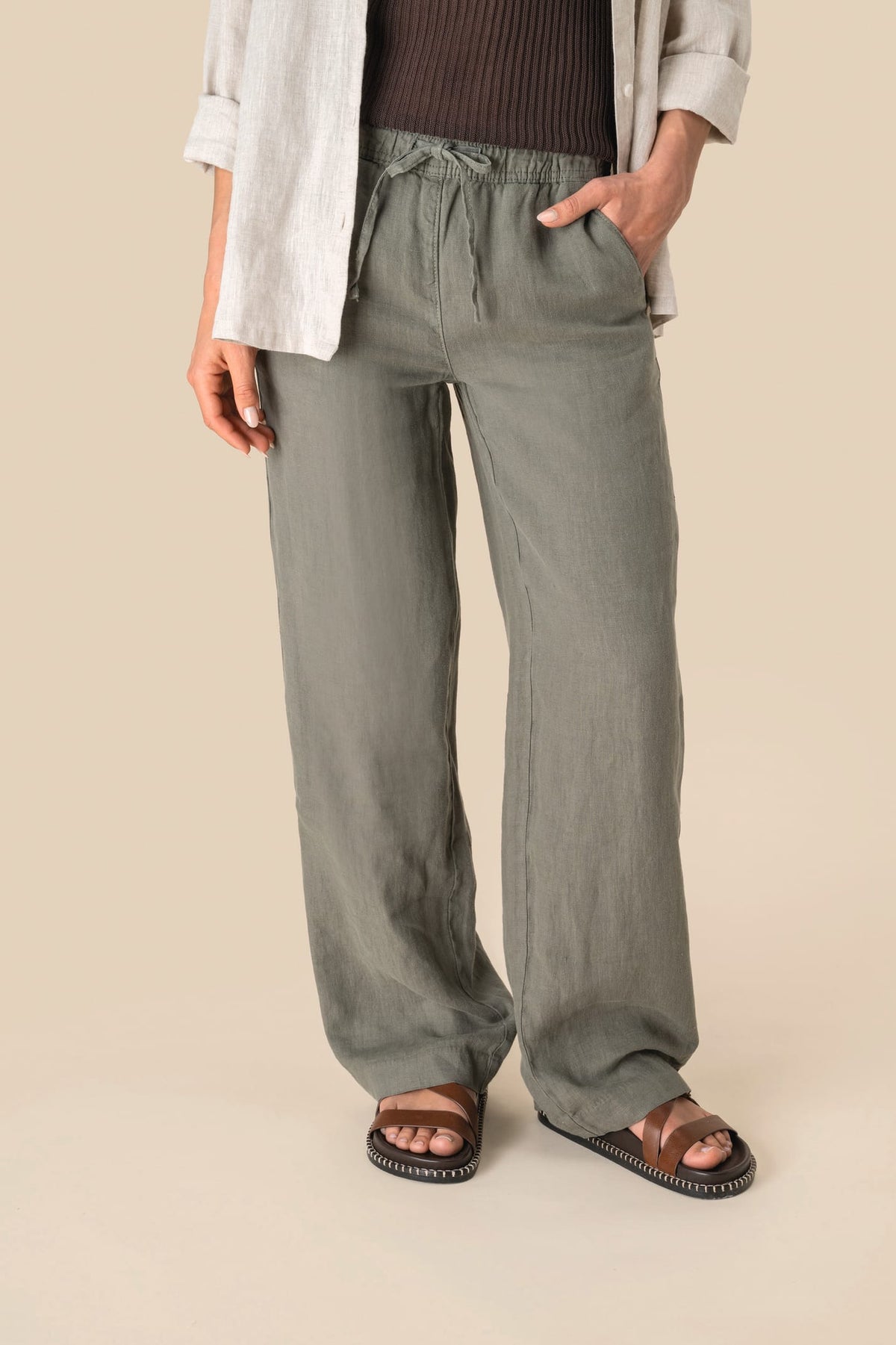 The Linen Trouser – Women's - Bascora