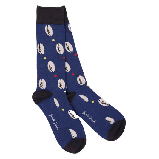 The Rugby Ball – Bamboo Comfort Socks - Bascora