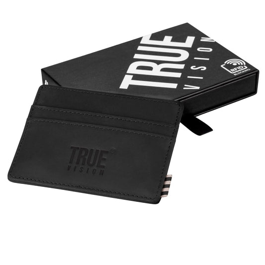 Slim Card Wallet Leather – Men's Minimal Leather Wallet inside