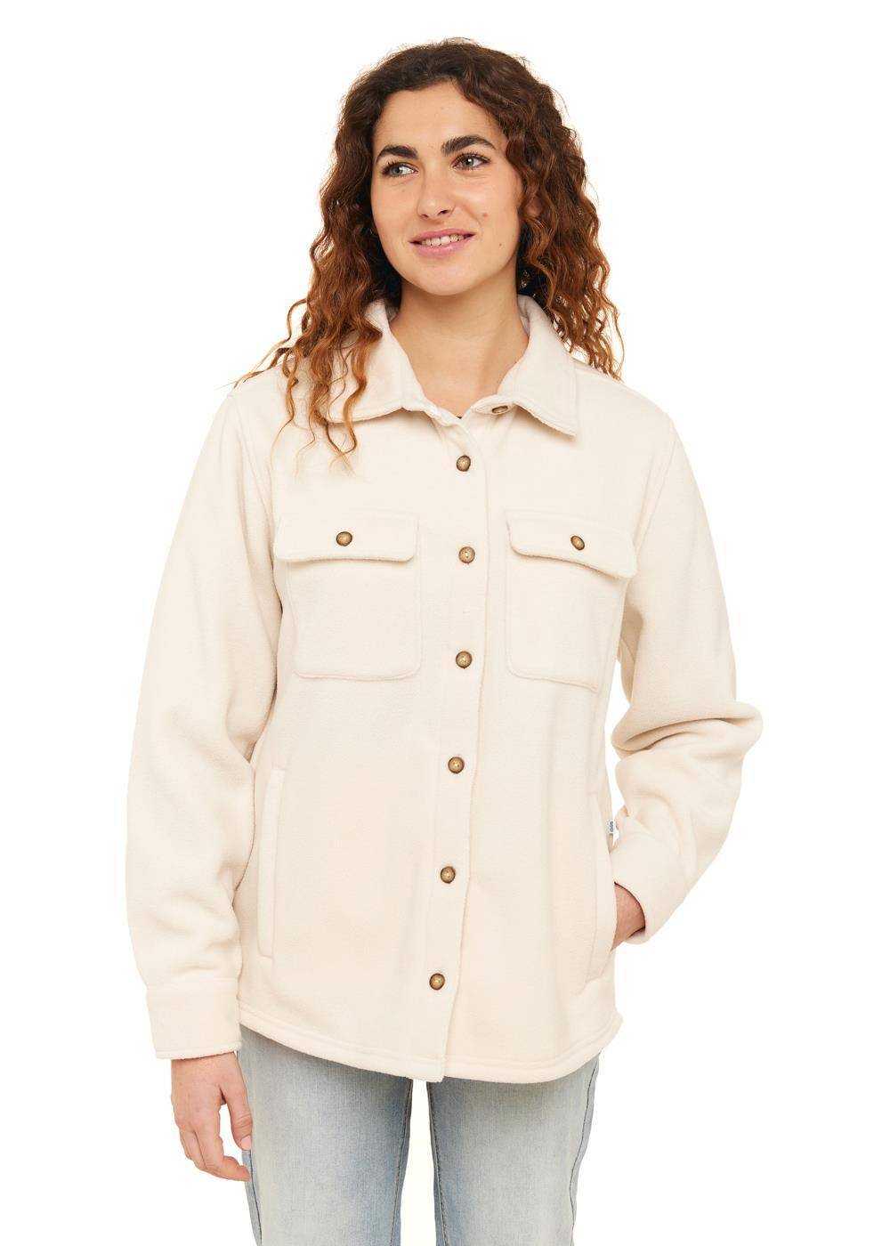 girl wearing white Sisstr Michelle Eco-Zy Shirt