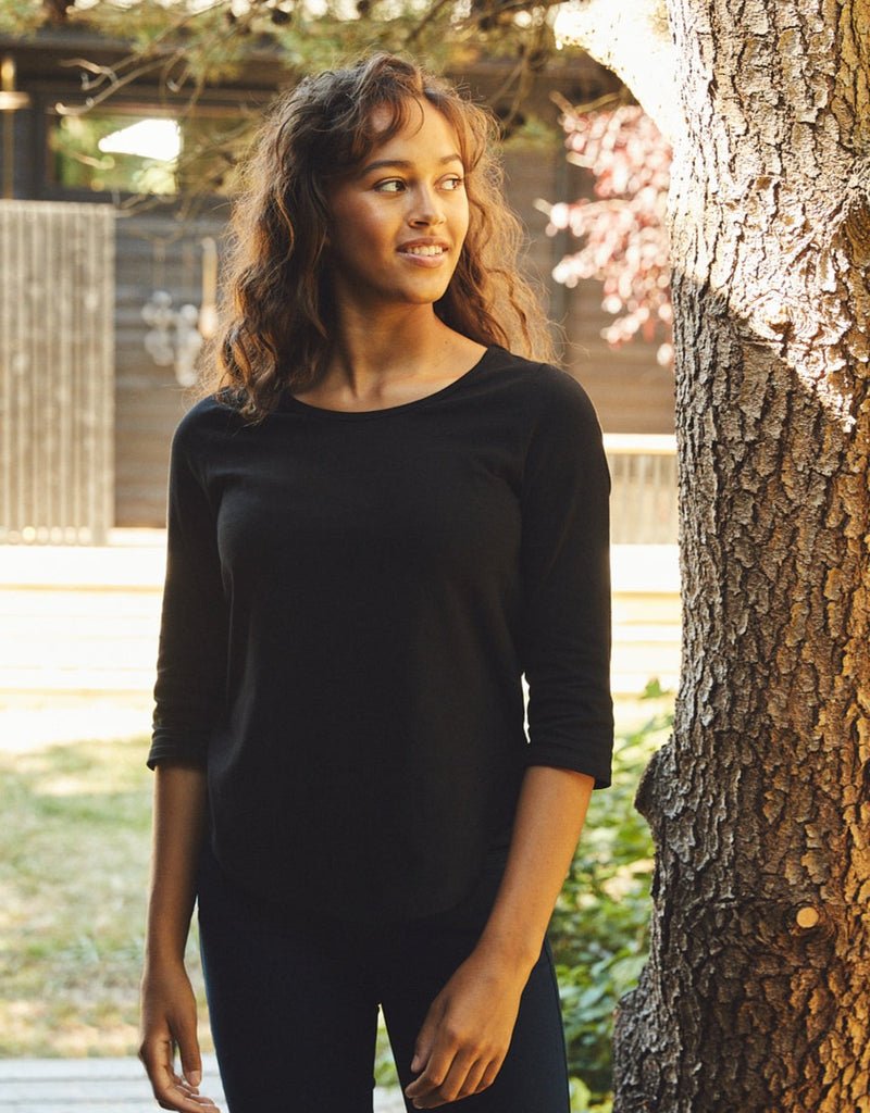 The Three-Quarter – Fairtrade Organic Cotton Tee - Bascora