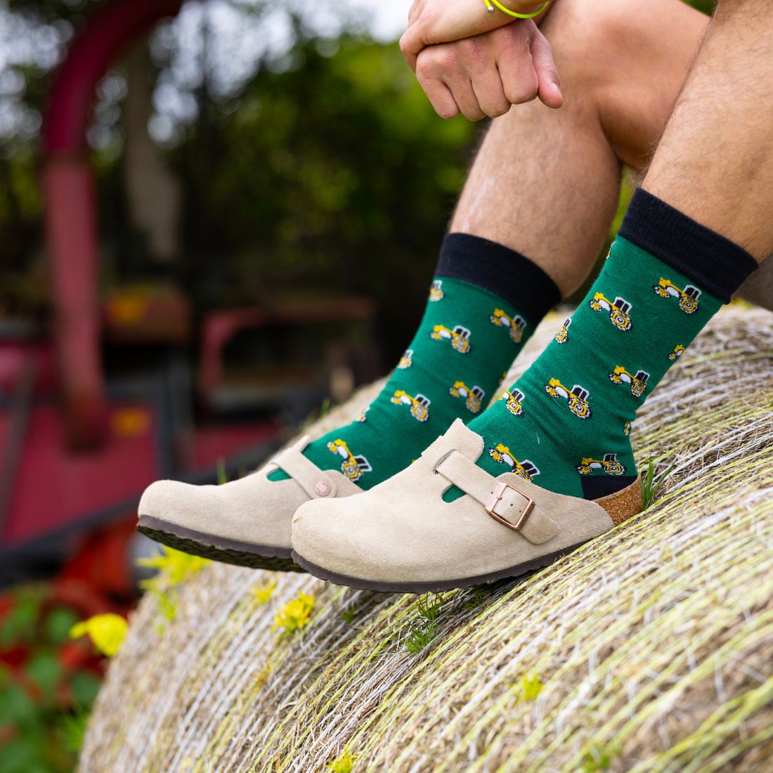 The Tractor – Bamboo Comfort Socks - Bascora