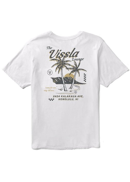 Vissla Lounge Premium Tee – Men's Premium Surf T-Shirt with design on the back