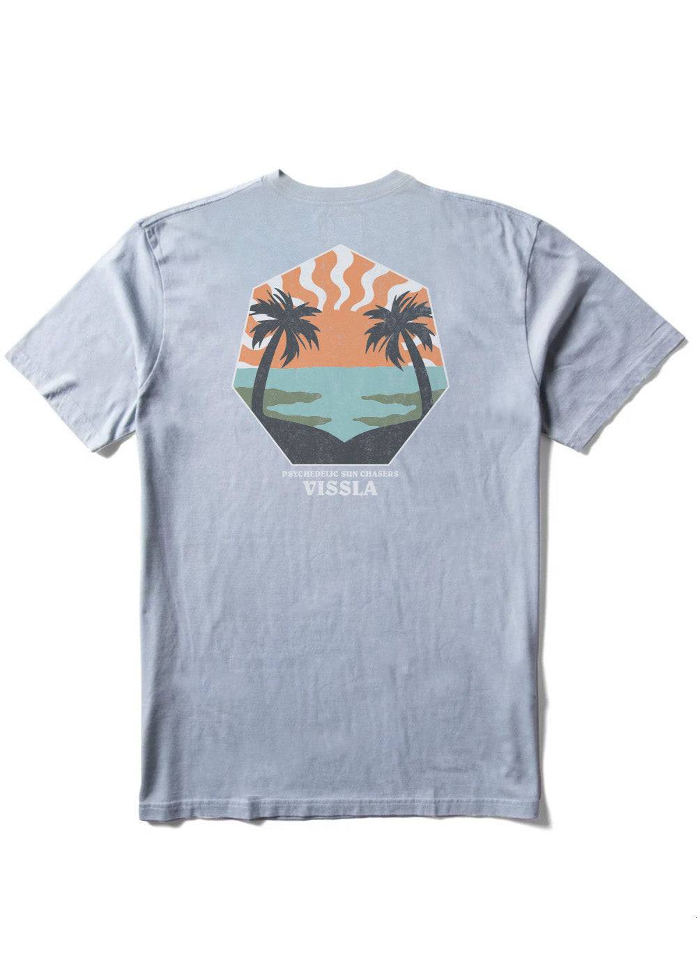 The Vissla Psychedelic Palms Tee - Bascora