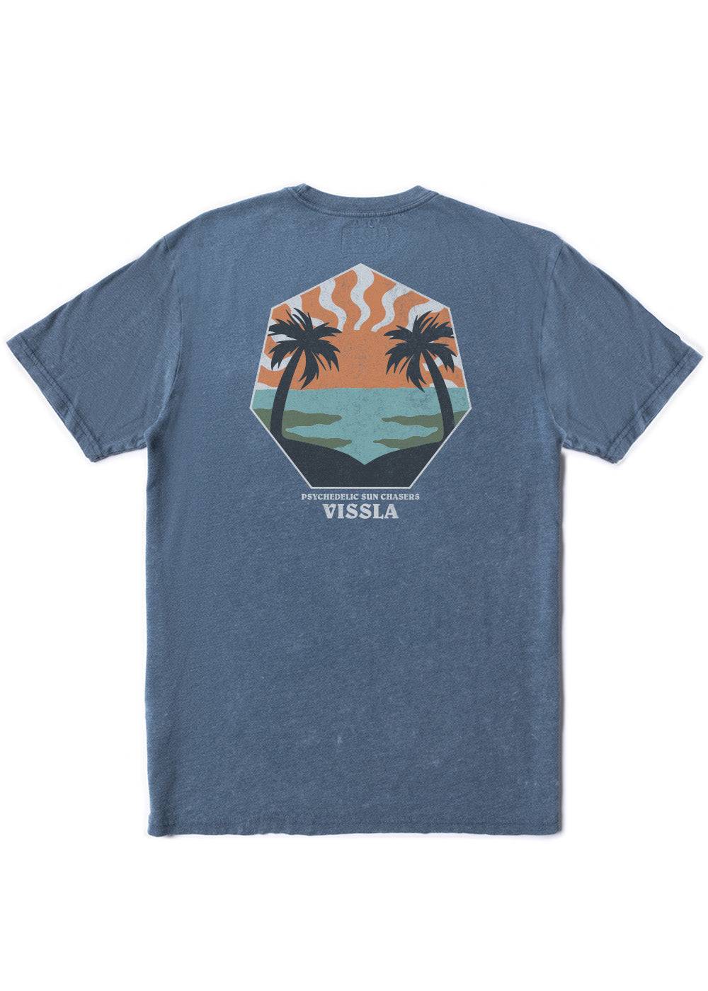 The Vissla Psychedelic Palms Tee - Bascora