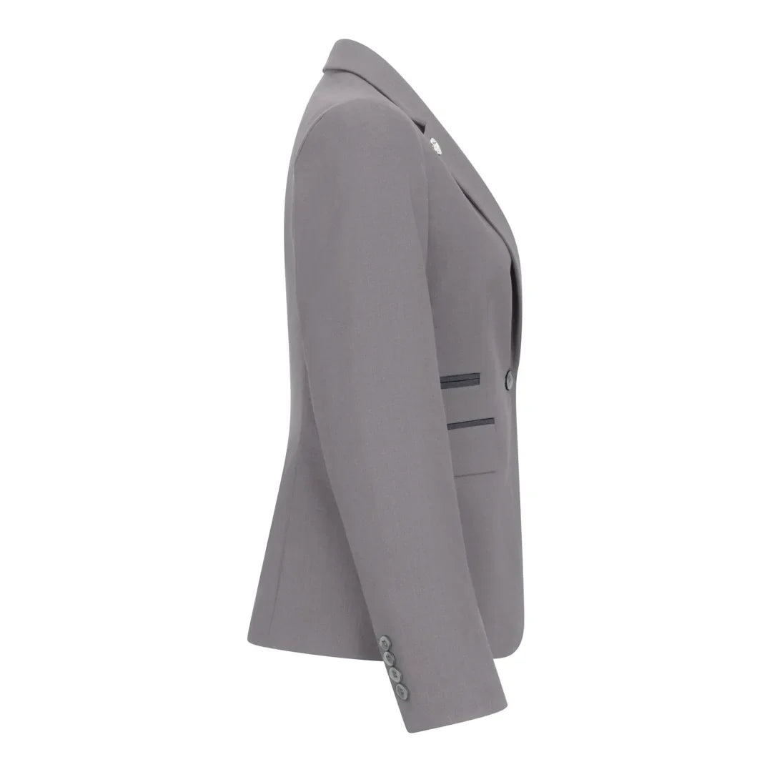 Women's 3 Piece Plain Grey Suit
