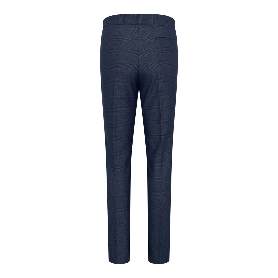 Women's Navy 3 Piece Prince of Wales Check Suit