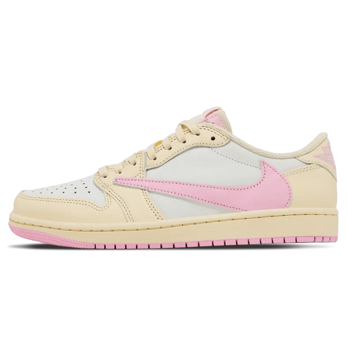 Travis Scott x Air Jordan 1 Retro Low OG 'Shy Pink' - Bascora