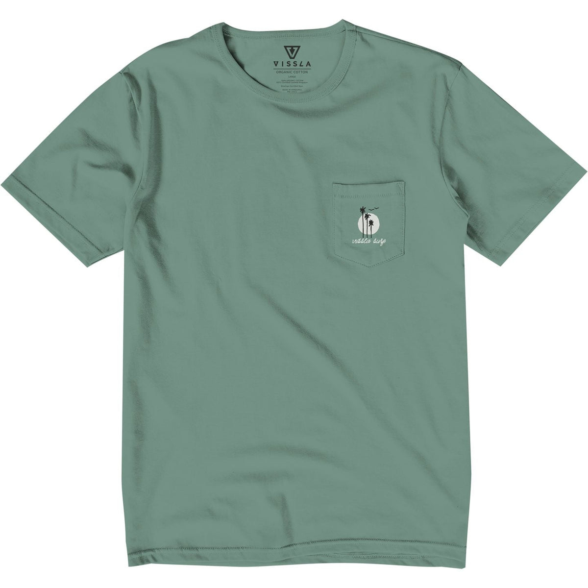 Vissla Out Front Organic PKT Tee - Bascora