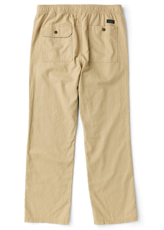 Vissla Rails Linen Eco Elastic Pant - Bascora