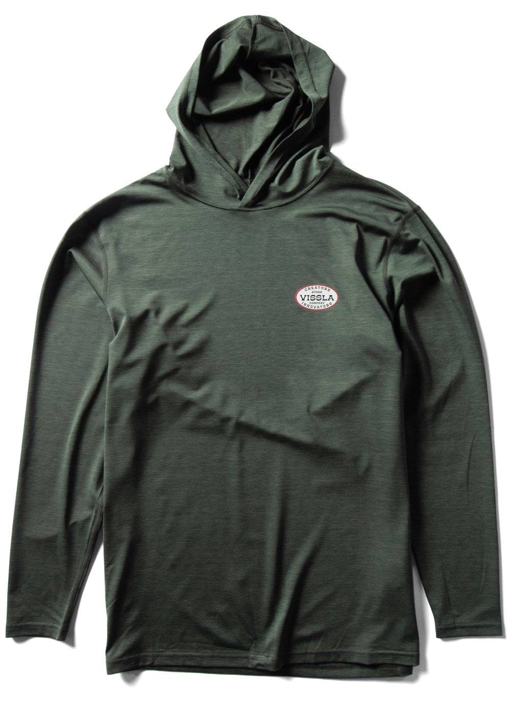 Vissla Twisted Eco Hooded Long Sleeve Lycra - Bascora