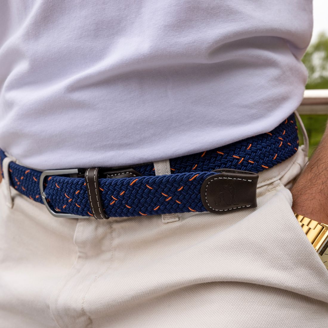 Wear the Change – Recycled Ocean Plastic Woven Belt - Bascora