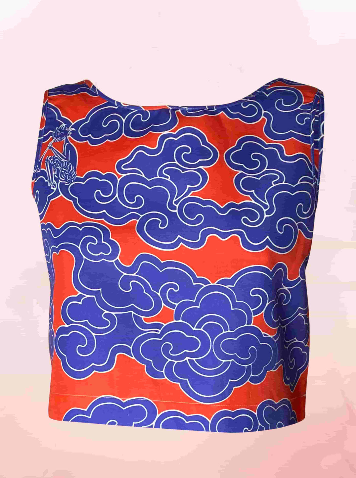 Wild Clouds Organic Cotton & Linen Two-Way Tank